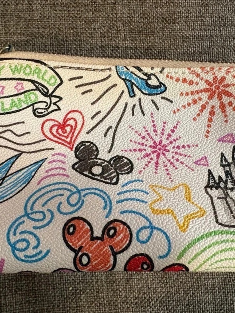 Dooney & Bourke Disney Sketch Cosmetic Case - Picture 2 of 6